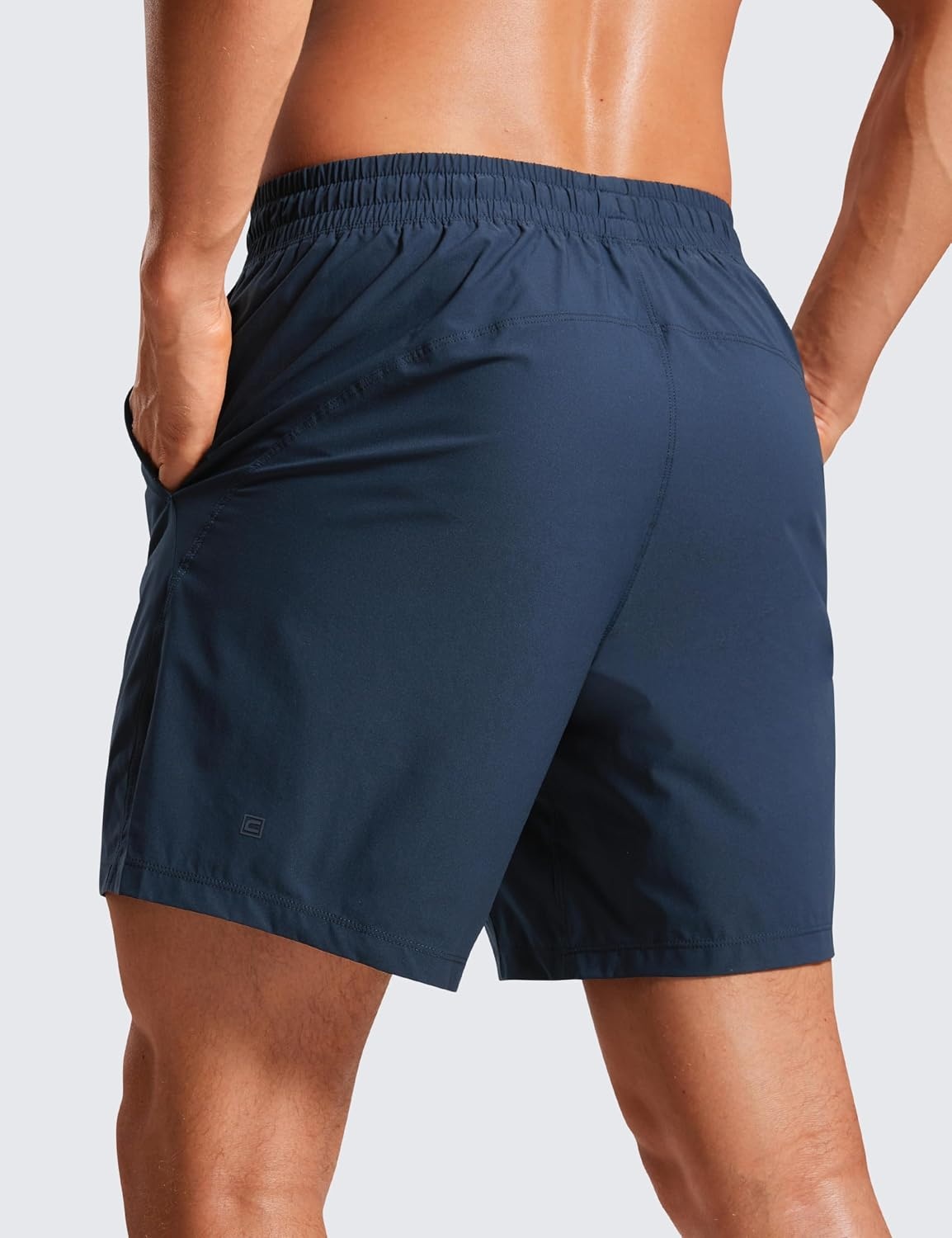 image:imageCRZ YOGA Mens Lightweight Workout Shorts 7 Quick Dry for Gym Athletic Workout with Zipper PocketStelindigo