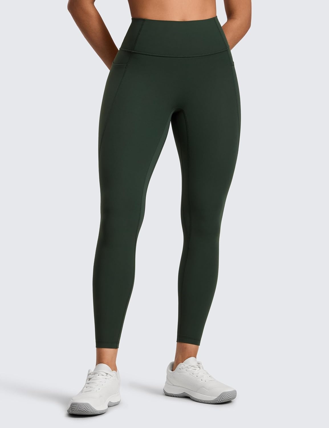 image:imageCRZ YOGA Secretsculpt Leggings Pockets 25Legend Green